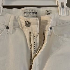 Lucky Brand white denim jeans